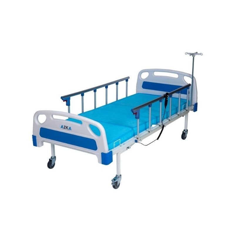 Azka DE03 Dual Motorized Economical Hospital Bed with Aluminum Railings