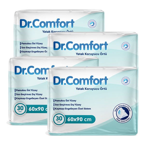 Dr Comfort Yatak Koruyucu Alez Örtü 60x90 Cm 4 Paket 120 Adet