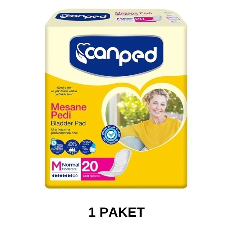 Canped Mesane Pedi Normal M 1 Paket 20 Adet