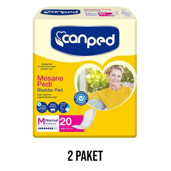 Canped Mesane Pedi Normal M 2 Paket 40 Adet