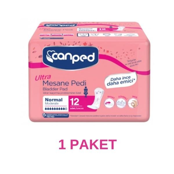 Canped Ultra Mesane Pedi Normal M 1 Paket 12 Adet