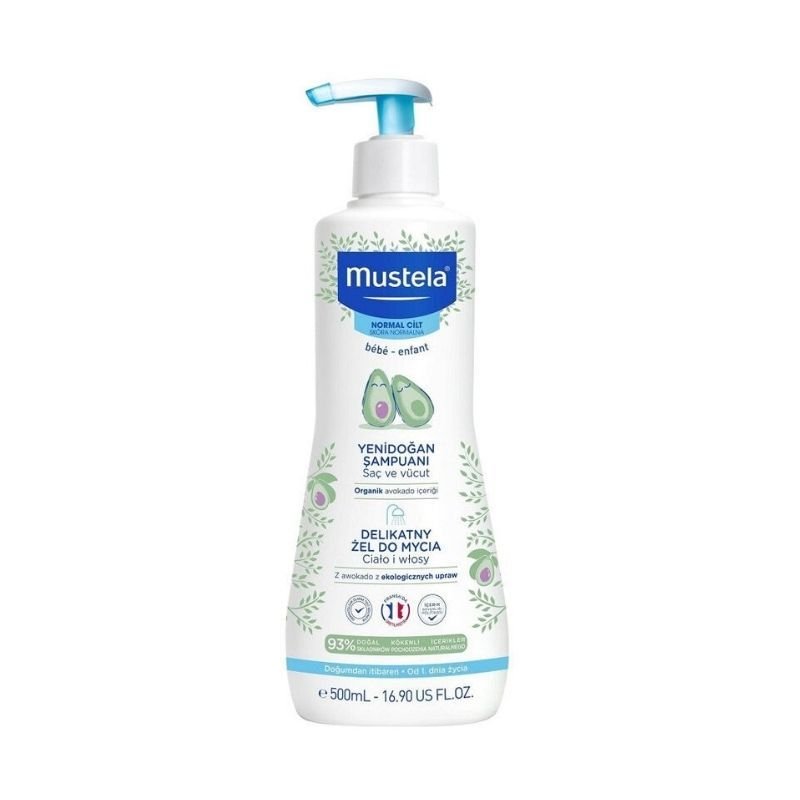 Mustela Gentle Cleansing Gel Yenidoğan Şampuanı 500 Ml