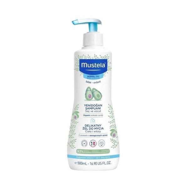 Mustela Gentle Cleansing Gel Yenidoğan Şampuanı 500 Ml