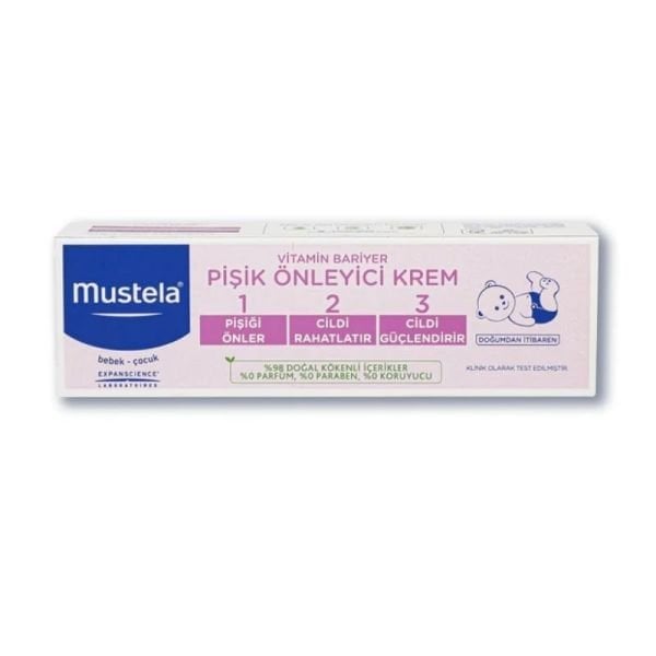Mustela Vitamin Barrier Pişik Kremi 50ml