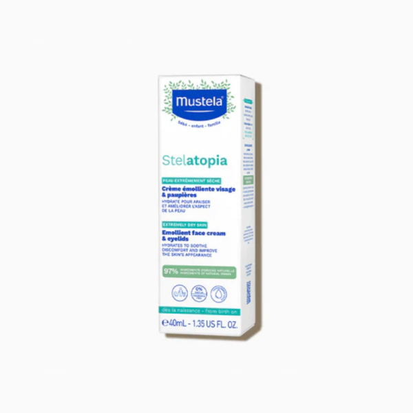 Mustela Stelatopia Yumuşatıcı Yüz Kremi 40ml
