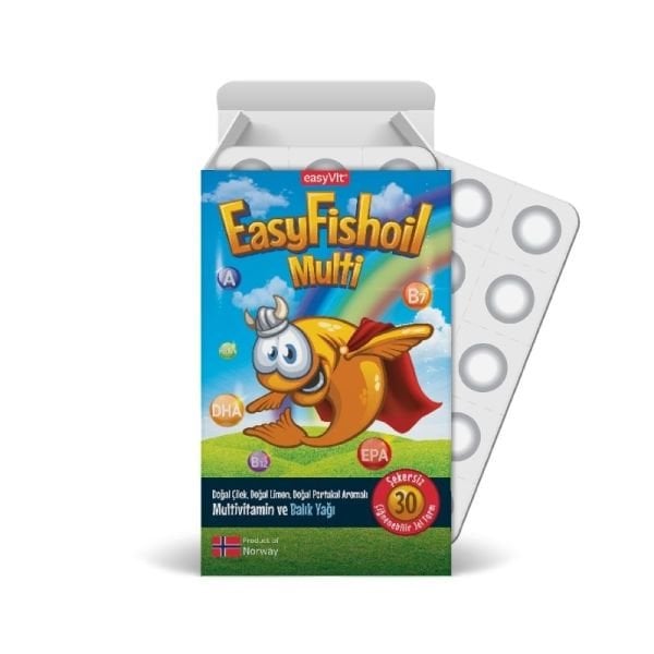 Easy Fishoil Multi Balık Yağı Çiğnenebilir 30 Jel