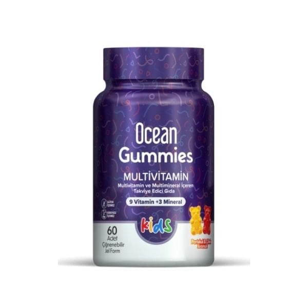 Orzax Ocean Gummies Multivitamin 60 Çiğnenebilir Jel Form