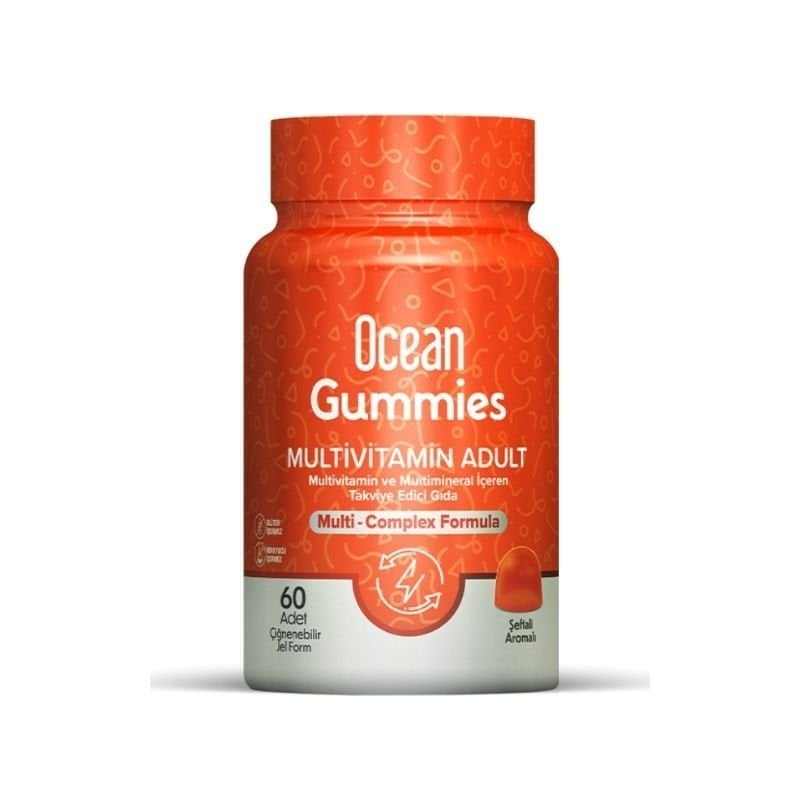 Orzax Ocean Gummies Multivitamin Adult 60 Çiğnenebilir Jel Form