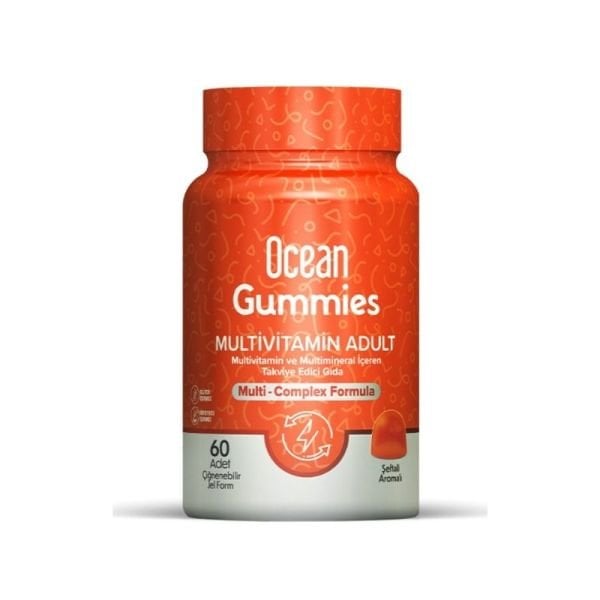 Orzax Ocean Gummies Multivitamin Adult 60 Çiğnenebilir Jel Form