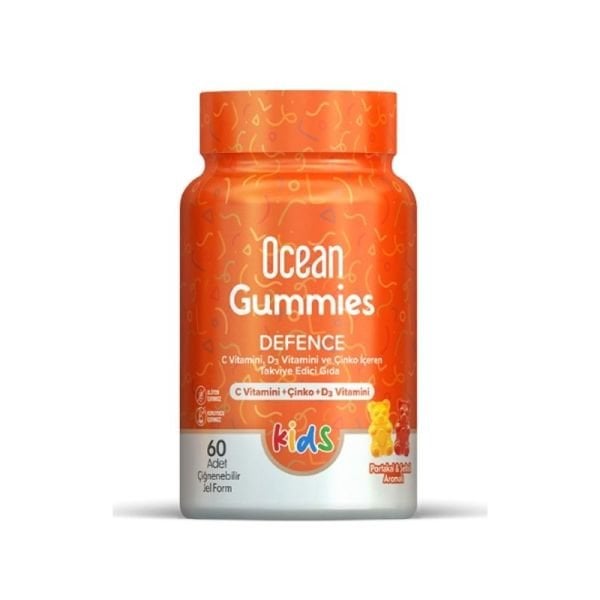Orzax Ocean Gummies Defence 60 Çiğnenebilir Jel Form