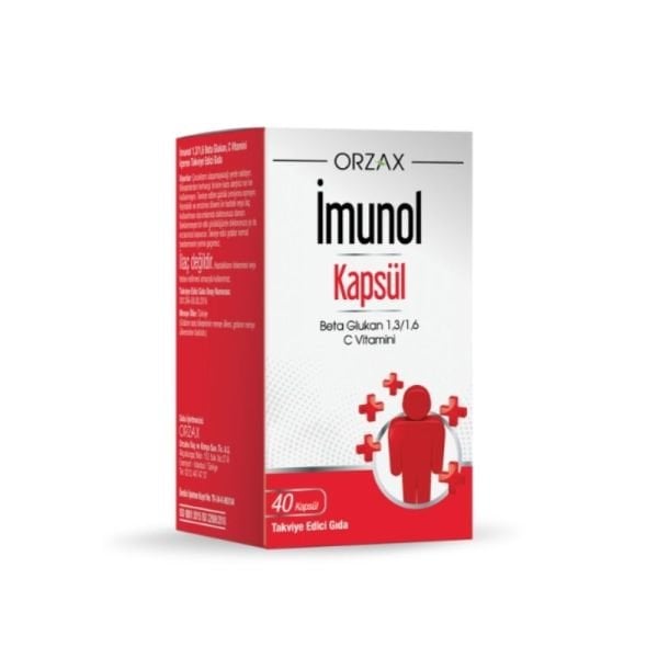 Orzax İmunol Takviye Edici Gıda 40 Kapsül