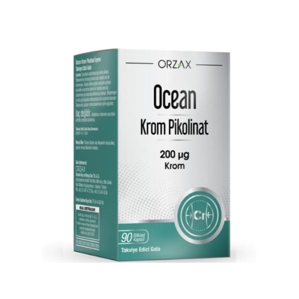 Orzax Ocean Krom Pikolinat 90 Bitkisel Kapsül