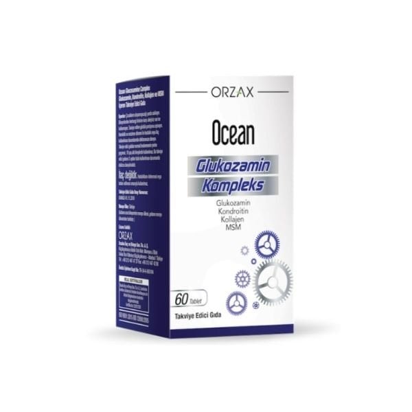 Orzax Ocean Glukozamin Kompleks Takviye Edici Gıda 60 Tablet