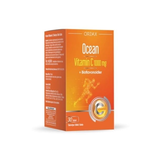 Orzax Ocean Vitamin C 1000 mg 30 Tablet