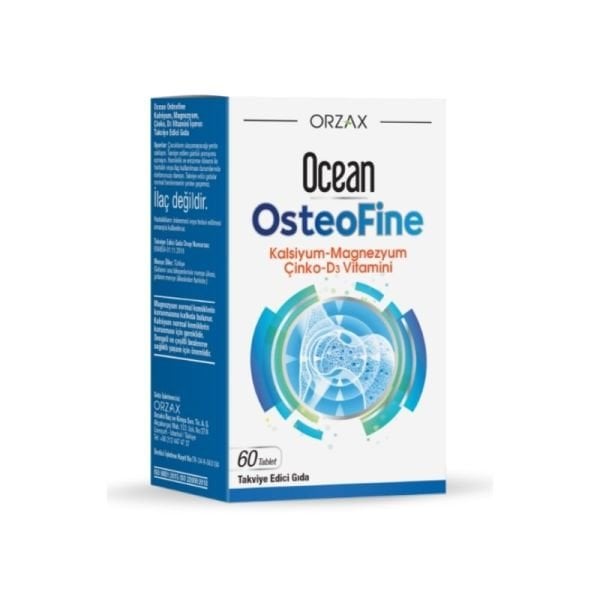 Orzax Ocean Osteofine Takviye Edici Gıda 60 Tablet
