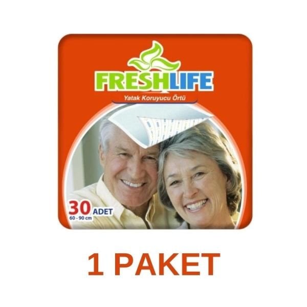 Freshlife Yatak Koruyucu Örtü 60x90 Cm 1 Paket 30 Adet