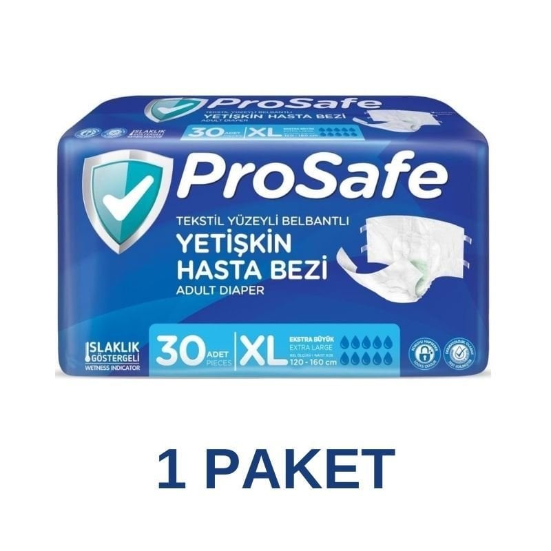 Prosafe Belbantlı Yetişkin Hasta Bezi XL 30 Lu