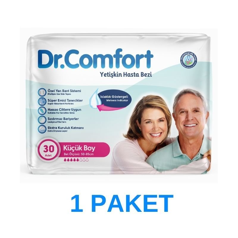 Dr.Comfort Belbantlı Yetişkin Hasta Bezi S 30 Lu