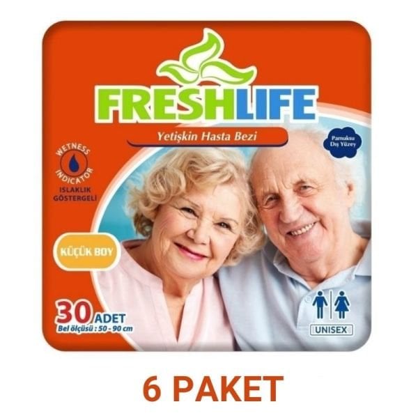 Freshlife Belbantlı Yetişkin Hasta Bezi S 30 Lu 6 Paket