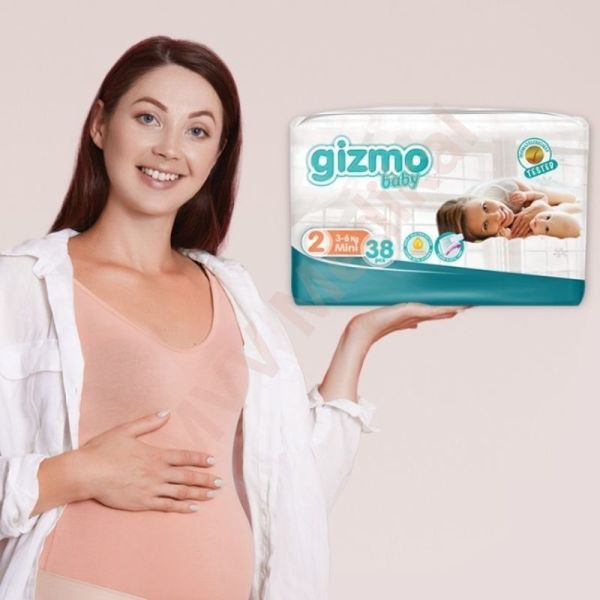 Gi̇zmo Baby Bebek Bezi̇ 2 Numara Mi̇ni̇ 38 Li 4 Paket