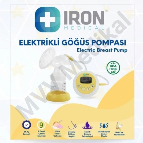 Iron LD-202 Elektrikli Göğüs Süt Pompası Kapaklı