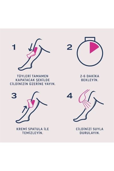 Veet Pure Tüy Dökücü Krem Bacak Ve Vücut Bölgesi 200 ml 4 Paket