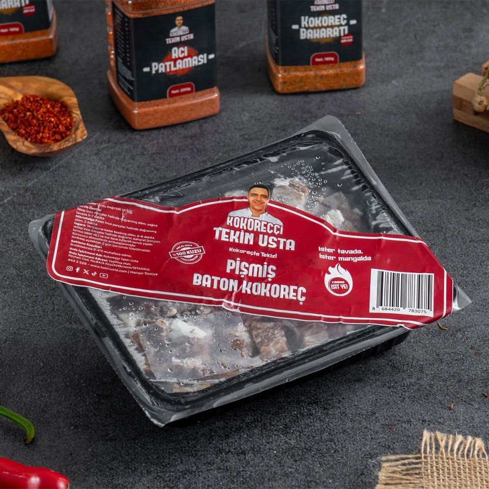 İZMİR USULU DOĞRANMIŞ KOKOREÇ (İRİ KIYIM) 400 GR