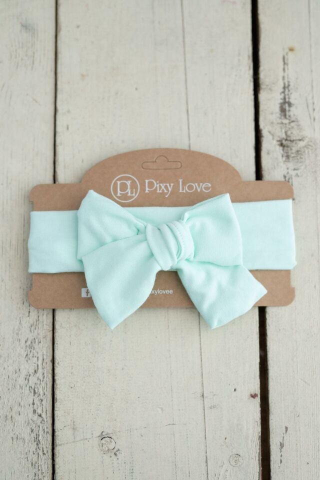 Mint Kız Bebek Bandana Fiyonk Liona