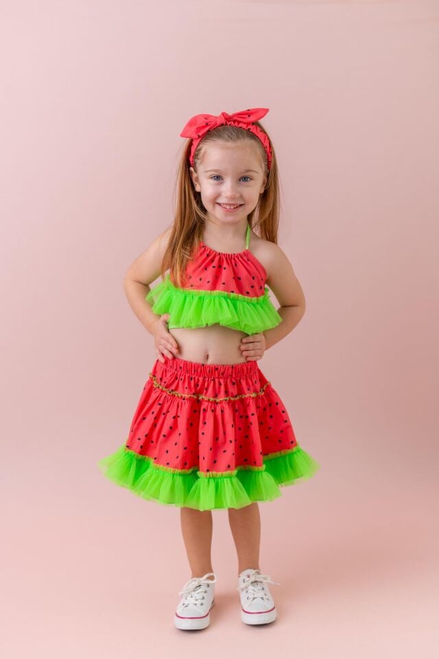 Mercan Kız Çocuk Takım Nancy Watermelon