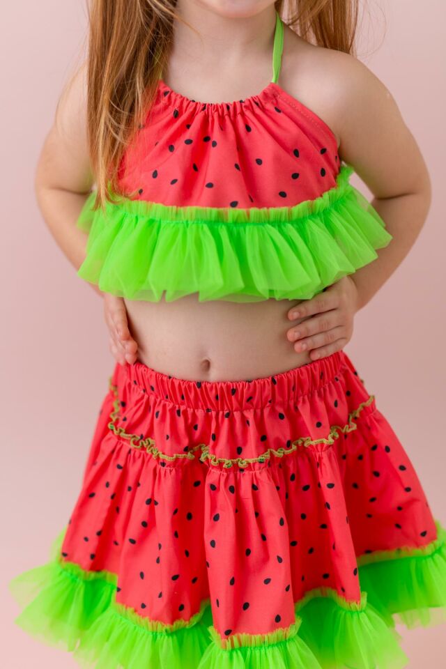 Mercan Kız Çocuk Takım Nancy Watermelon