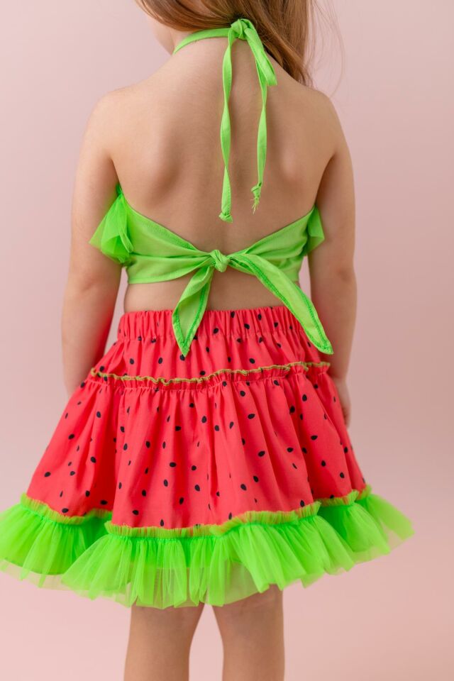 Mercan Kız Çocuk Takım Nancy Watermelon