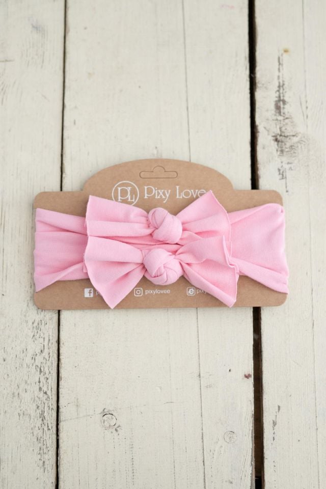 Pembe Kız Bebek Bandana Lia