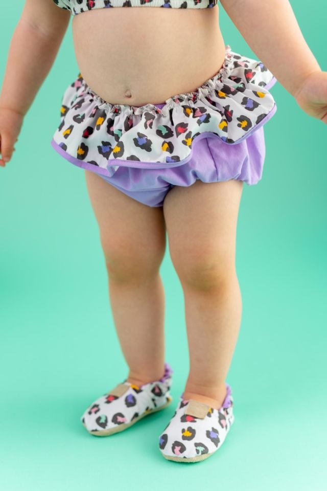 Ekru 3'lü Takım Donkini Carmen Leopar