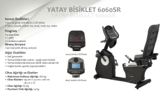 Valeo 6060SR LED Monitör Yatay Bisiklet Profesyonel