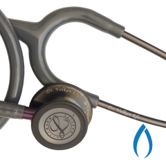 5873 3M™ Littmann® Classic III™ Stetoskop, Duman Siyahı Çan, Gri Hortum