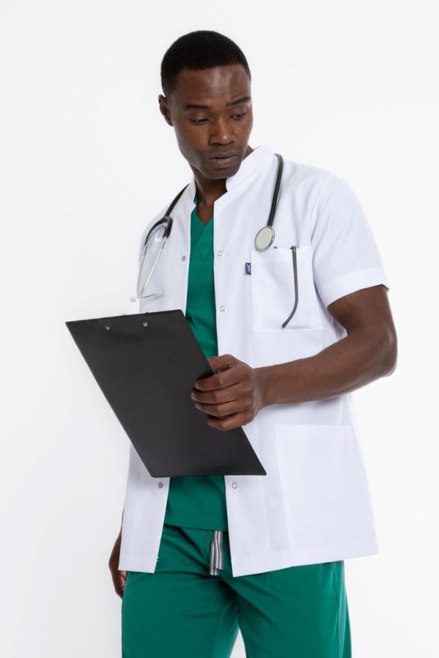 CEKET BOY, KISA KOL, HAKİM YAKA, ERKEK DOKTOR ÖNLÜĞÜ