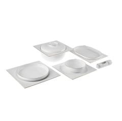Karaca Fine Pearl Extra Nish 62 Parça 12 Kişilik Yemek Takımı Gold