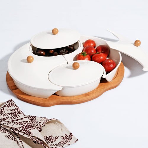 BAMBULU PORSELEN 4LÜ KAHVALTILIK