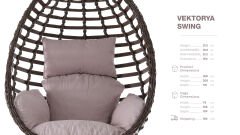 Vektorta Bahçe Salıncağı