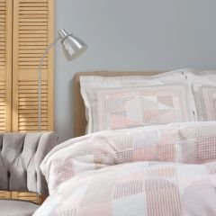 Karaca Home Clara Somon Çift Kişilik %100 Pamuk Saten Nevresim Takımı