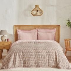 Karaca Home Anna Çift Kişilik Müslin Summer Comfort Pudra