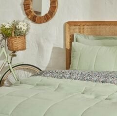 Karaca Home Anna Çift Kişilik Müslin Summer Comfort Yeşil