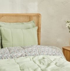 Karaca Home Anna Çift Kişilik Müslin Summer Comfort Yeşil