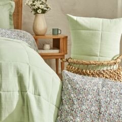 Karaca Home Anna Çift Kişilik Müslin Summer Comfort Yeşil