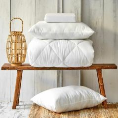 Karaca Home Microfiber Çift Kişilik Yorgan 2 Adet Silikon Yastık