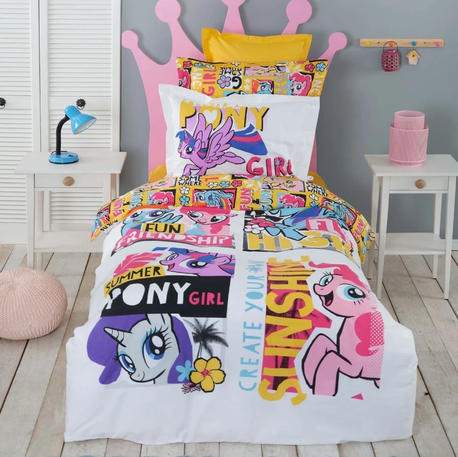 Karaca Home My Little Pony  Summer %100 Pamuk Tek Kişilik Nevresim Takımı