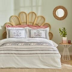 Karaca Home Efren %100 Pamuk Çift Kişilik Pike Takımı Gri