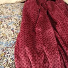Karaca Home Cottage Bordo Çift Kişilik Winter Set