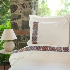 Karaca Home Fleur Multi Çift Kişilik ​​​​​​​%100 Pamuk Nakışlı Nevresim Takımı