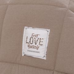 Karaca Home Motto Cotton Comfort Çift Kişilik Uyku Seti Bej